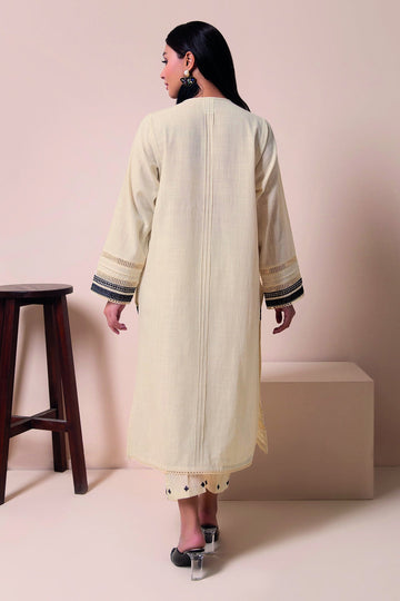 Ich22101 White Khaadi Online Spring Summer 2022